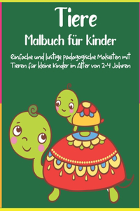 Tiere Malbuch für Kinder