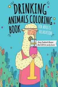 Drinking Animals Coloring Book