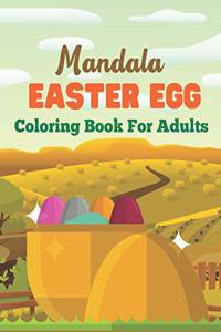 Mandala Easter Egg Coloring Book for Adults
