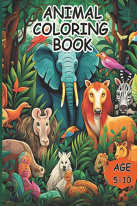 Animal coloring book