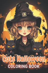 Cute Halloween Coloring Book