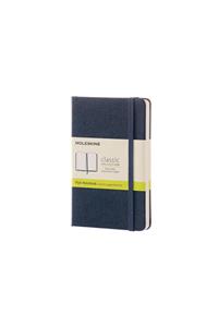 Moleskine Sapphire Blue Pocket Plain Notebook Hard