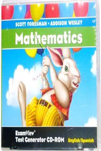 Scott Foresman Addison Wesley Math 2004 Examview Test Generator CD-ROM Grade 1