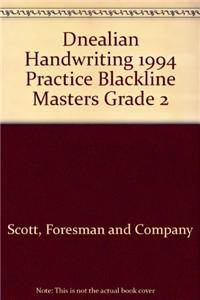 Dnealian Handwriting 1993 Practice Masters Workbook Black Line Masters Grade 2