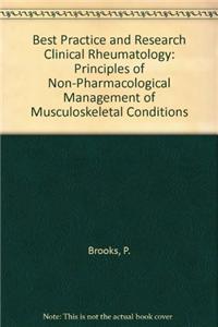 Best Practice and Research Clinical Rheumatology: Principles of Non-Pharmacological Management of Musculoskeletal Conditions