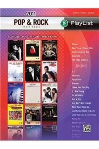 2011 Pop & Rock Sheet Music Playlist