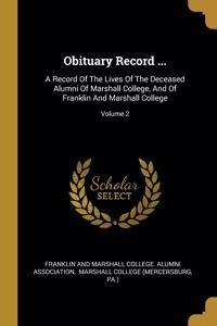 Obituary Record ...