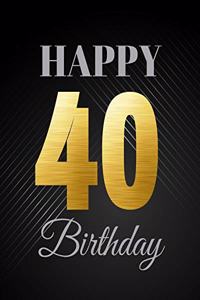 40th Birthday Guest Book