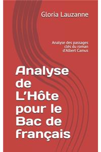 Analyse de L'Hôte pour le Bac de français