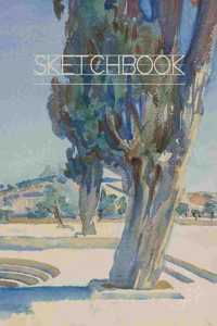 Sketchbook: Sargent Watercolor Cover Edition, 8.5 X 11 in., 108 Blank Pages for Sketching, Drawing, Doodling and Art Ideas