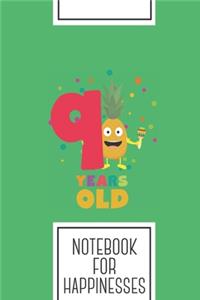 Notebook for Happinesses