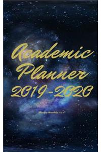 Academic Planner 2019-2020 weekly monthly 5 x 8