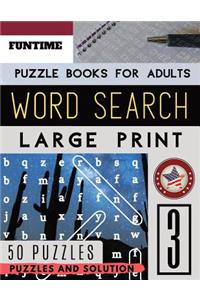 Word Search Puzzle Books for Adults Large Print