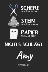 Nichts schlägt - Amy - Notizbuch