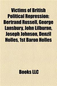 Victims of British Political Repression