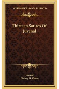 Thirteen Satires of Juvenal