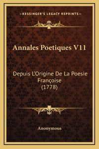 Annales Poetiques V11