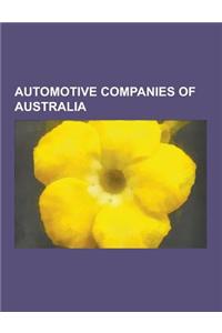 Automotive Companies of Australia
