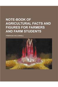 Note-Book of Agricultural Facts and Figures for Farmers and Farm Students