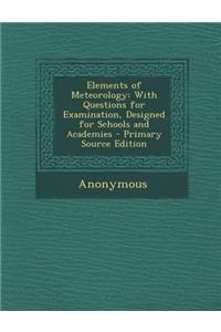 Elements of Meteorology