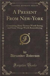 A Present from New-York: Containing Many Pictures Worth Seeing, and Some Things Worth Remembering (Classic Reprint)