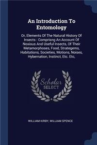 An Introduction To Entomology