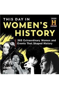 2020 History Channel This Day in Women's History Boxed Calendar