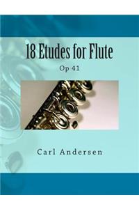 18 Etudes for Flute