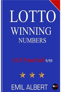 Lotto Winning Numbers USA Powerball 5/59