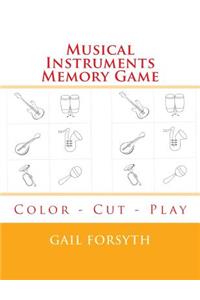 Musical Instruments Memory Game