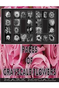 100 Pages Of Grayscale Flowers