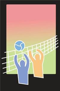 The Volleyball Journal: 150 Page Lined Notebook/Diary