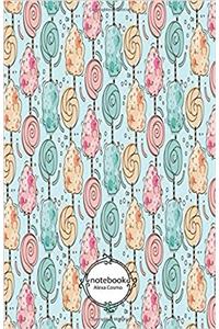 Notebook Graph, Lined, Blank No Lined Art V.40