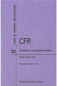 Code of Federal Regulations Title 33, Navigation and Navigable Waters, Parts 200-End, 2014