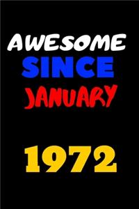 Awesome since january 1972