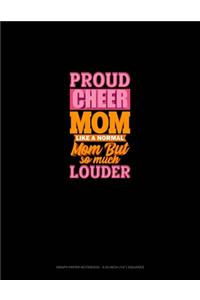 Proud Cheer Mom Like A Normal Mom But So Much Louder