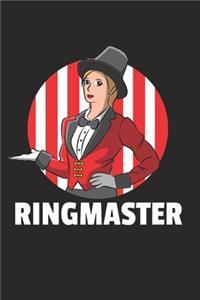 Ringmaster Zirkus Notizbuch