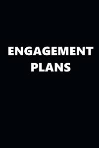 2020 Daily Planner Engagement Plans Black White 388 Pages