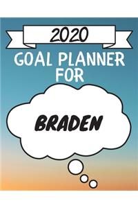 2020 Goal Planner For Braden
