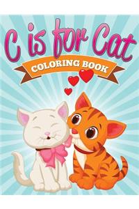 C Is For Cat Coloring Book