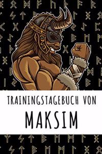 Trainingstagebuch von Maksim