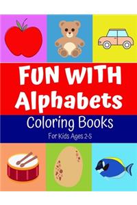 Fun With Alphabets Coloring Book