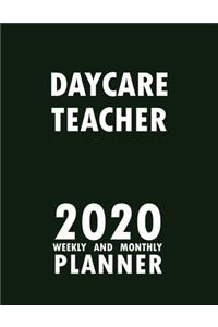 Daycare Teacher 2020 Weekly and Monthly Planner