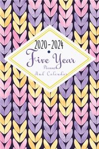 2020-2024 Five Year Planner And Calendar