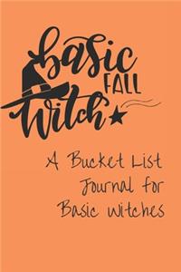 Basic Witch Bucket List Journal