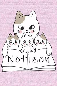 Notizbuch für Mädchen Katzenbabys
