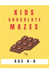 Kids Chocolate Mazes Age 4-6