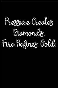 Pressure Creates Diamonds. Fire Refines Gold.