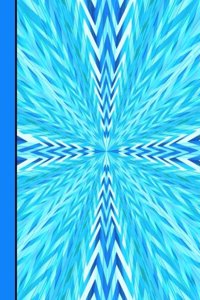 Burst of Blue Colors Notebook