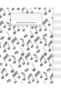 Blank Sheet Music Notebook